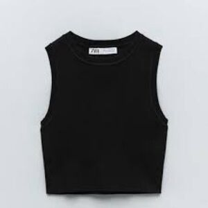 Zara Classic Black Tank Top